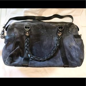 Botkier Handbag in Blue Suede